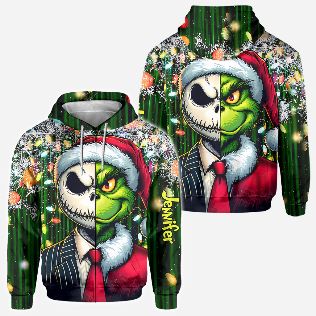 Merry Christmas - Personalized Stole Christmas All Over Shirt