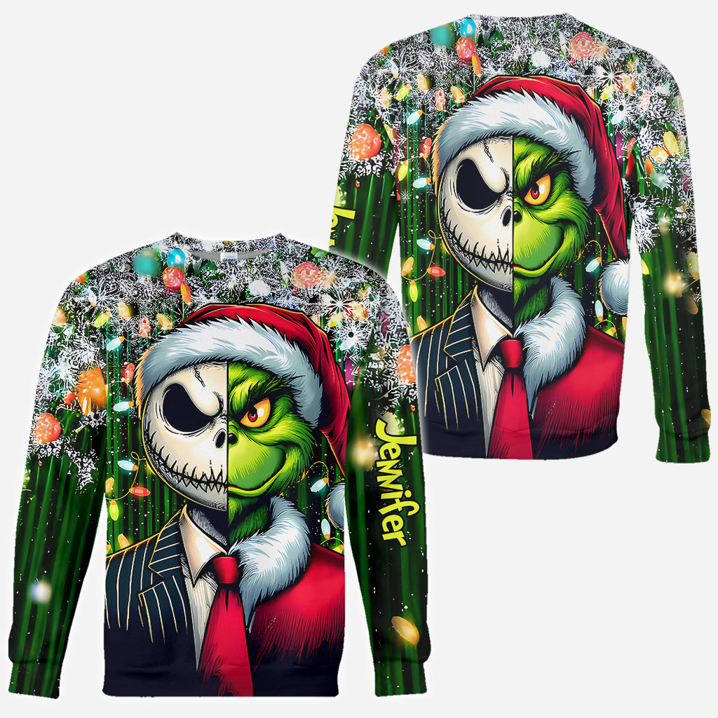 Merry Christmas - Personalized Stole Christmas All Over Shirt