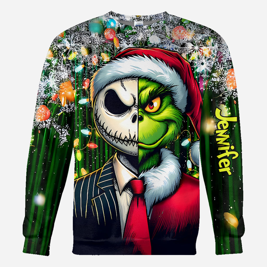 Merry Christmas - Personalized Stole Christmas All Over Shirt