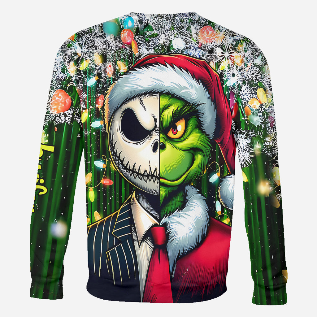 Merry Christmas - Personalized Stole Christmas All Over Shirt