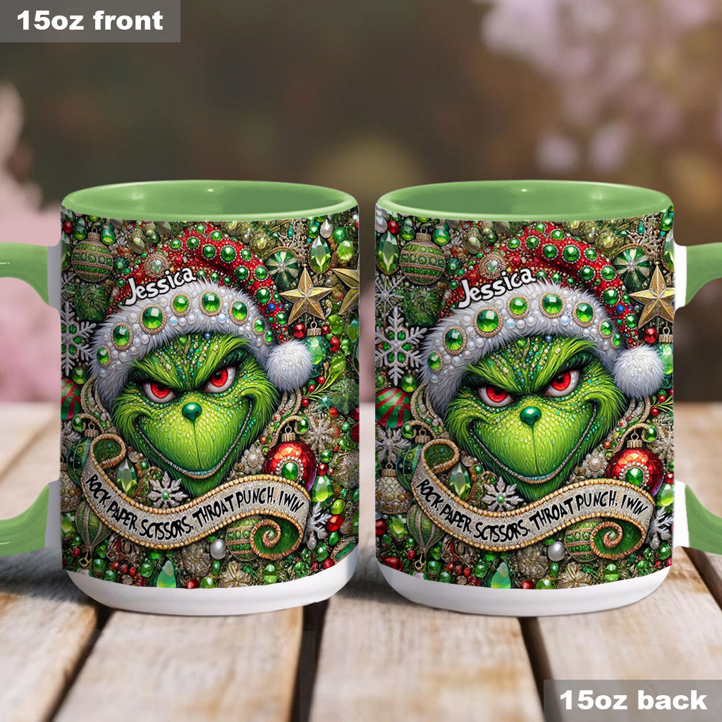 Feeling Extra Green - Personalized Stole Christmas Accent Mug