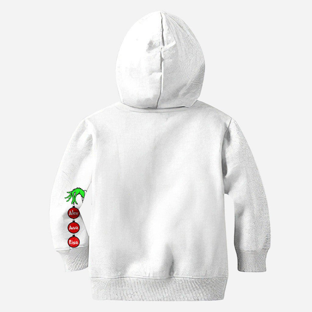 Personalized Christmas Hoodie For Mom - Personalized Stole Christmas All Over Shirt