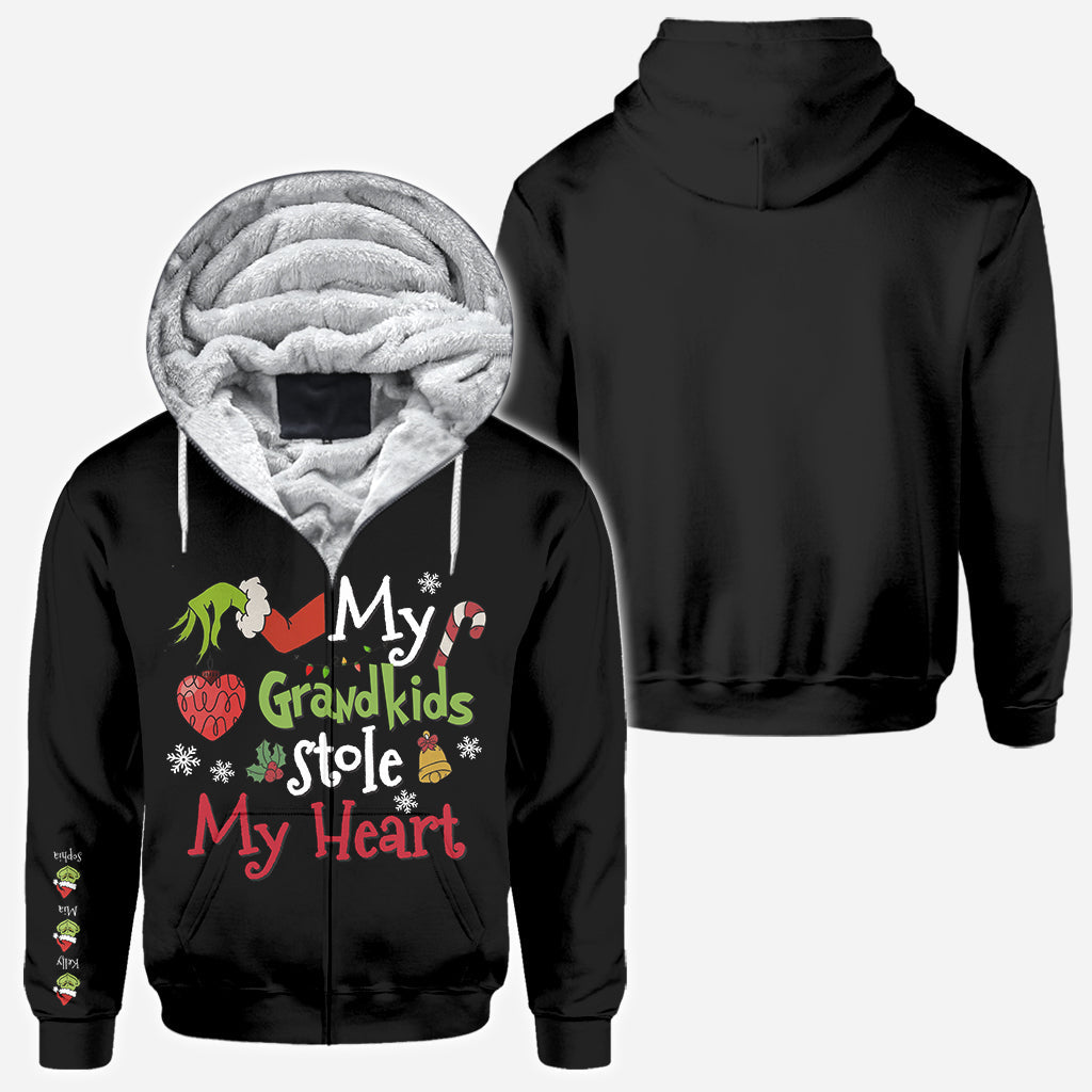 My Grandkids Stole My Heart - Stole Christmas All Over Shirt