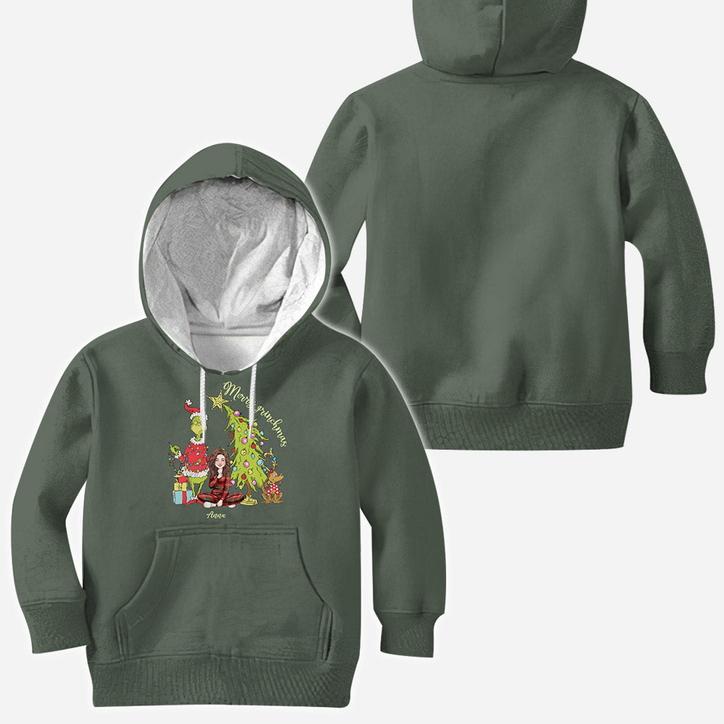 Merry Christmas Green Mischief - Personalized Stole Christmas All Over Shirt