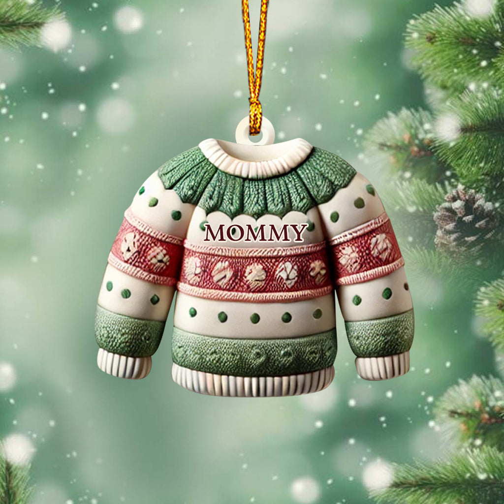 Winter Beanie Hat Christmas - Personalized Family Ornament