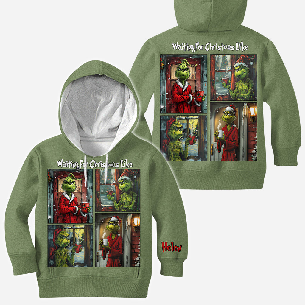 Waiting For Christmas - Personalized Stole Christmas All Over Shirt