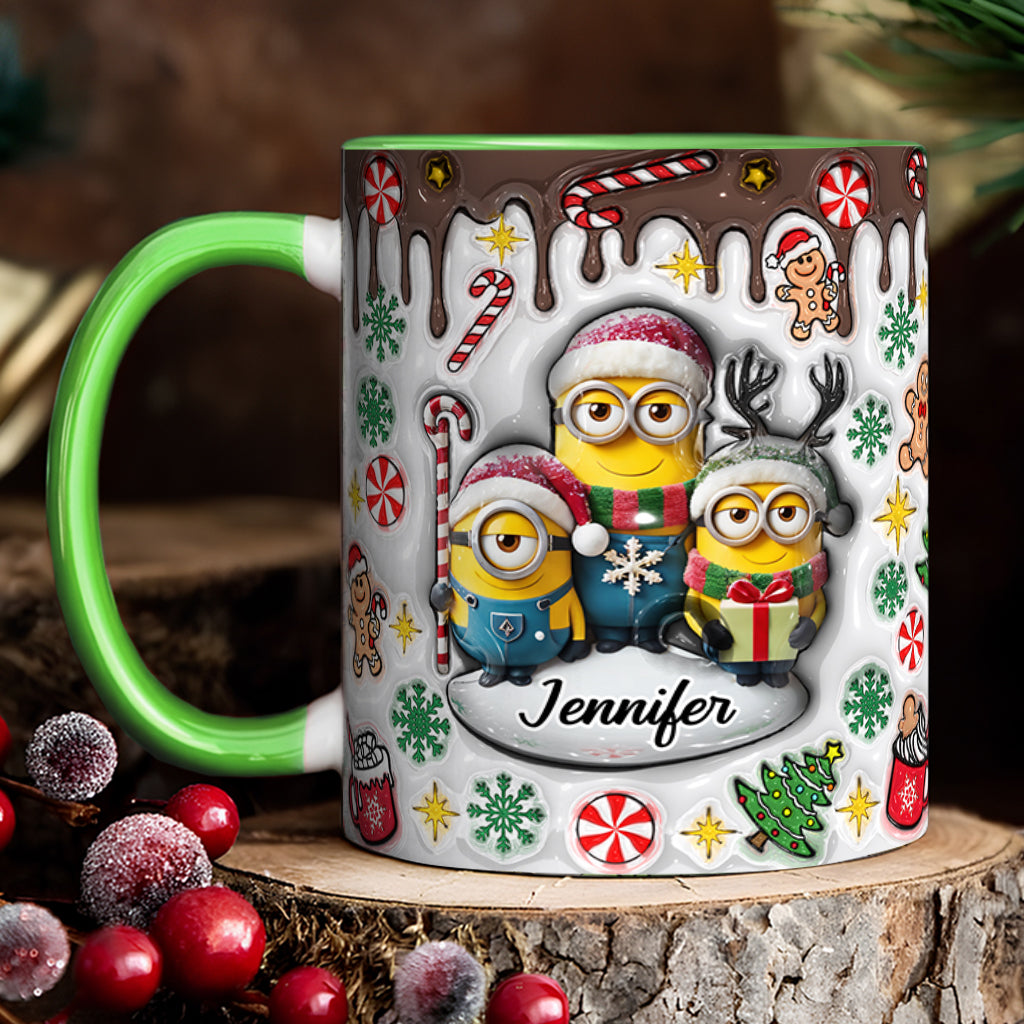 Merry Christmas - Personalized Accent Mug
