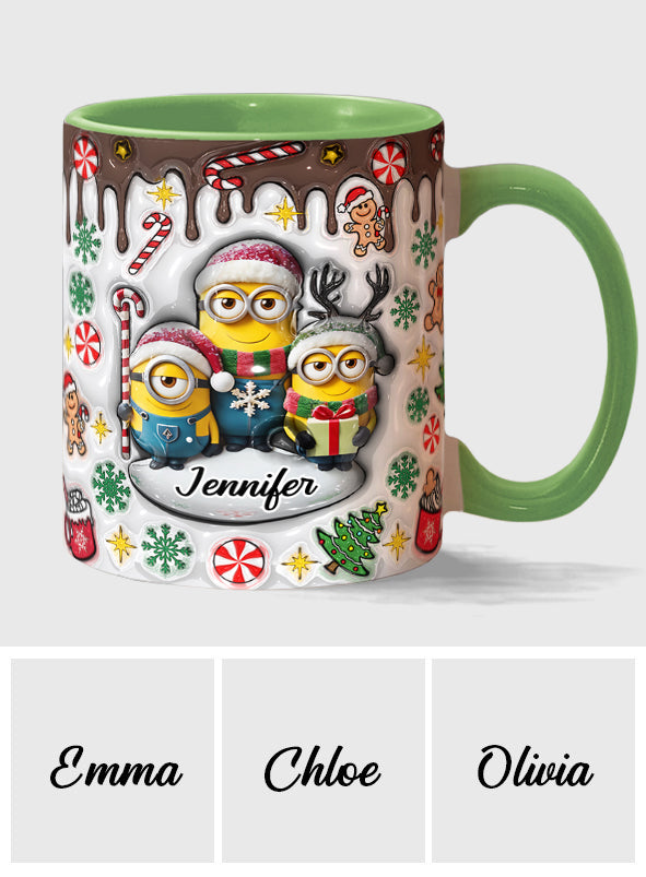 Merry Christmas - Personalized Accent Mug