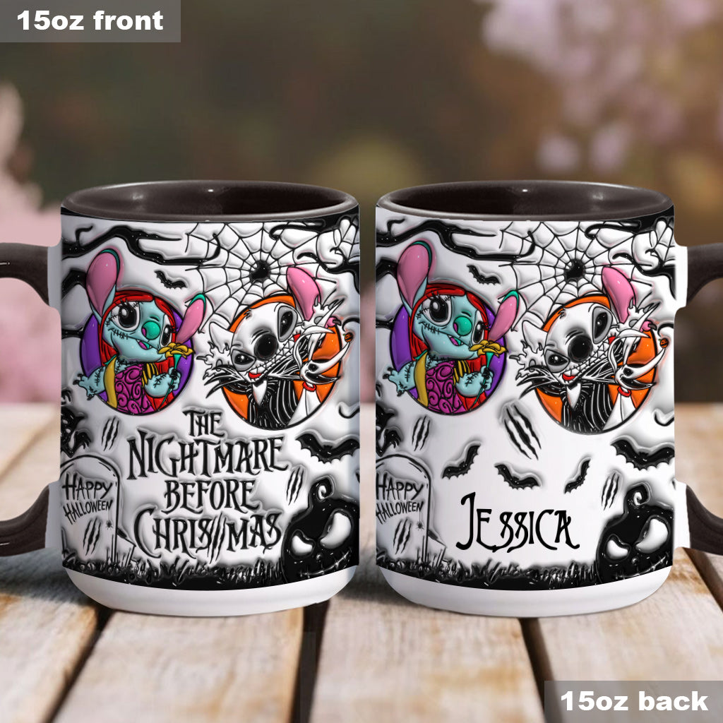 The Nightmare Before Christmas - Personalized Ohana Accent Mug