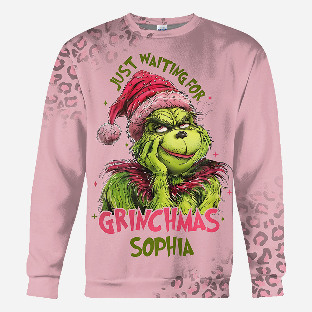 Waiting For Christmas - Personalized Stole Christmas All Over Shirt