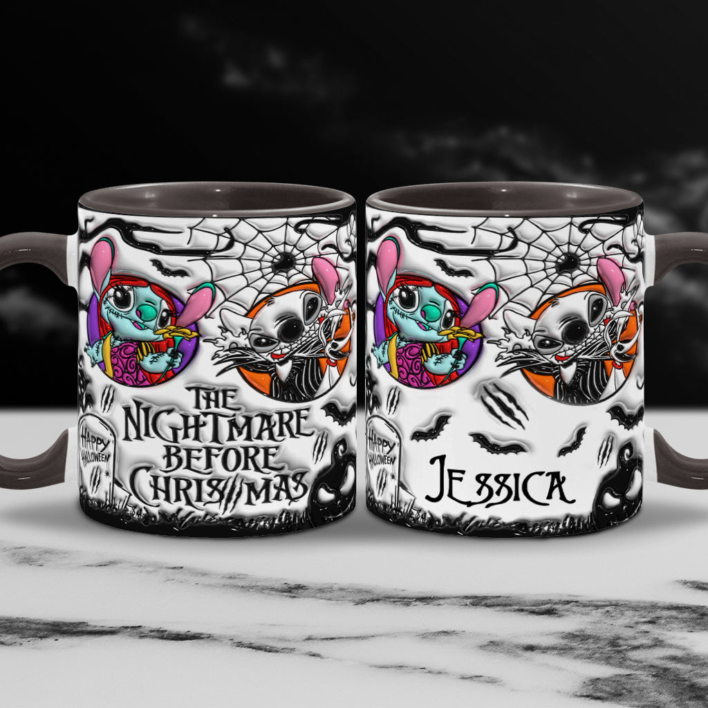The Nightmare Before Christmas - Personalized Ohana Accent Mug