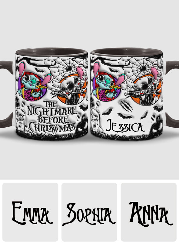 The Nightmare Before Christmas - Personalized Ohana Accent Mug
