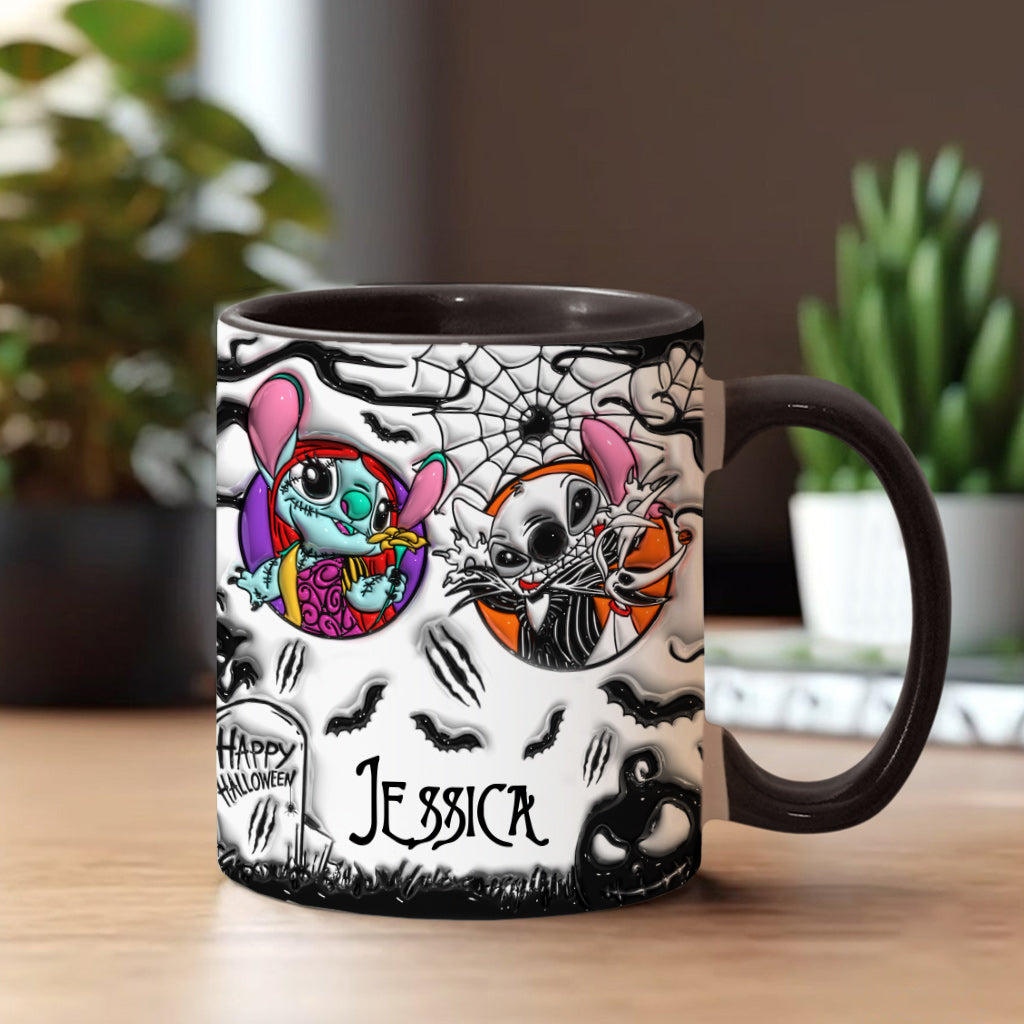 The Nightmare Before Christmas - Personalized Ohana Accent Mug